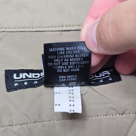 Under Armour Performance Shorts Men's 36R Khaki Stretch Golf Activewear - Picture 9 of 16